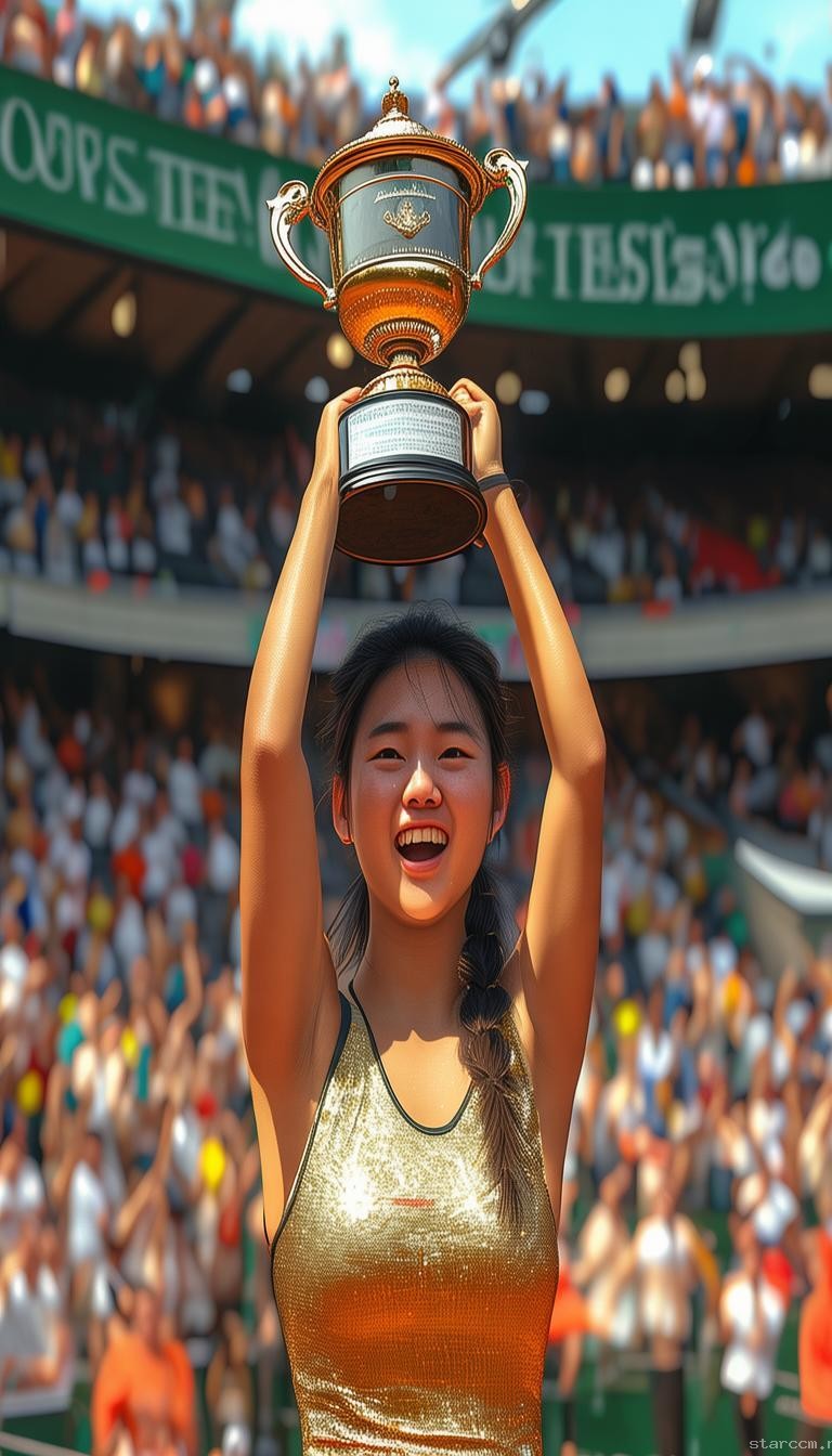 🏆2025法网女单巅峰对决：高芙逆袭夺冠的震撼瞬间！